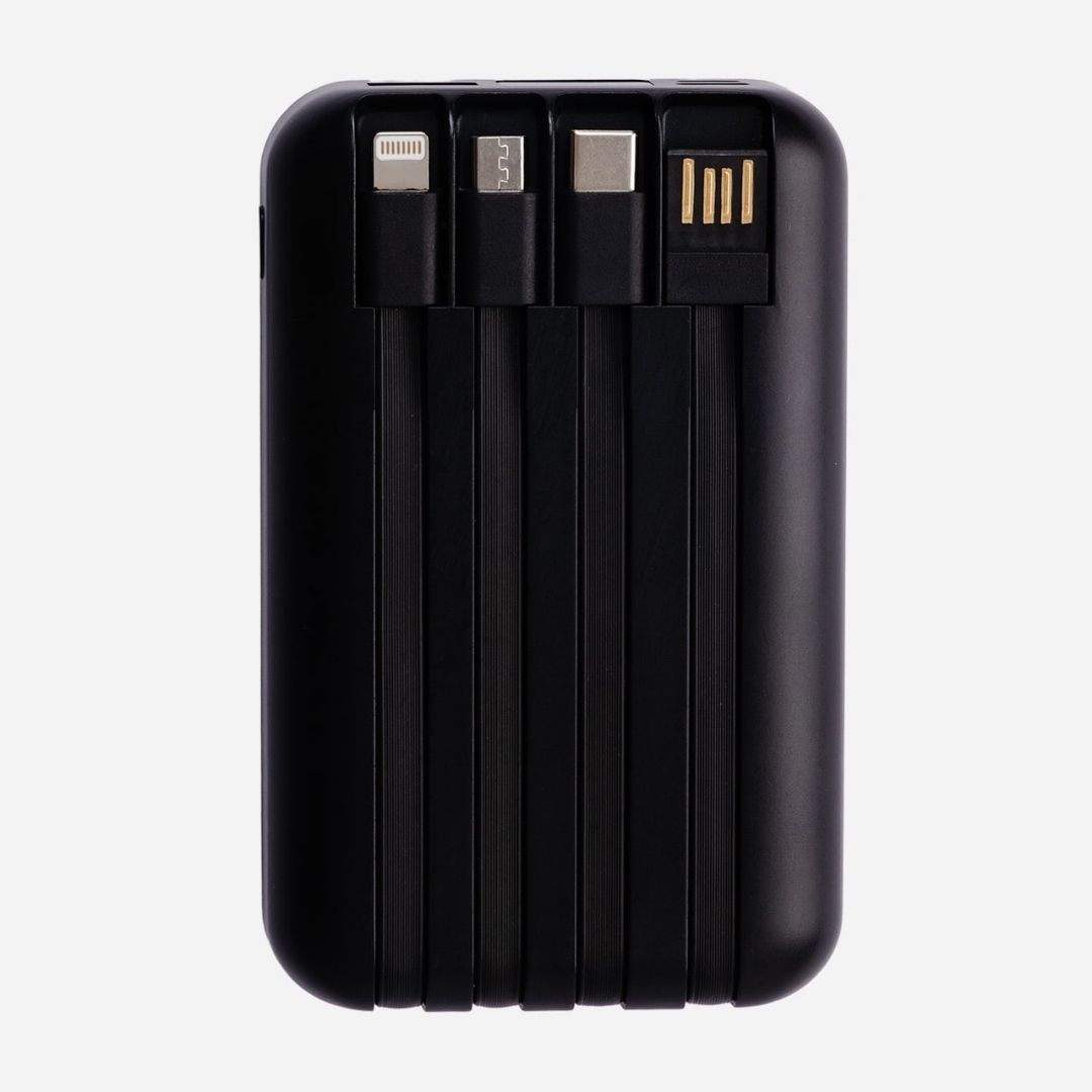 Cables integrados de la Batería Portátil Rush 10K Founders Edition